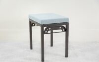Old Mill Upholstered Bench Teal 45 Cropped