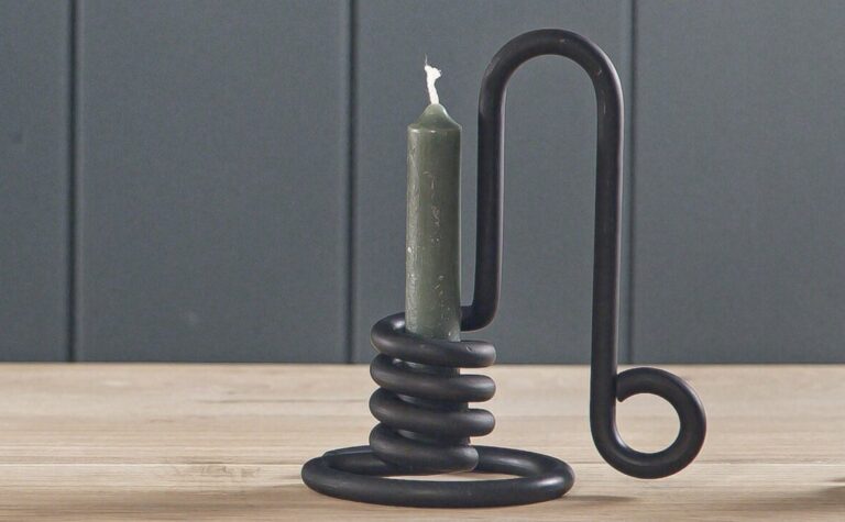 wee willie candlestick hand forged