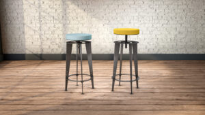 Tall Industrial Stool