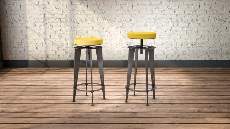 Tall industrial Stool