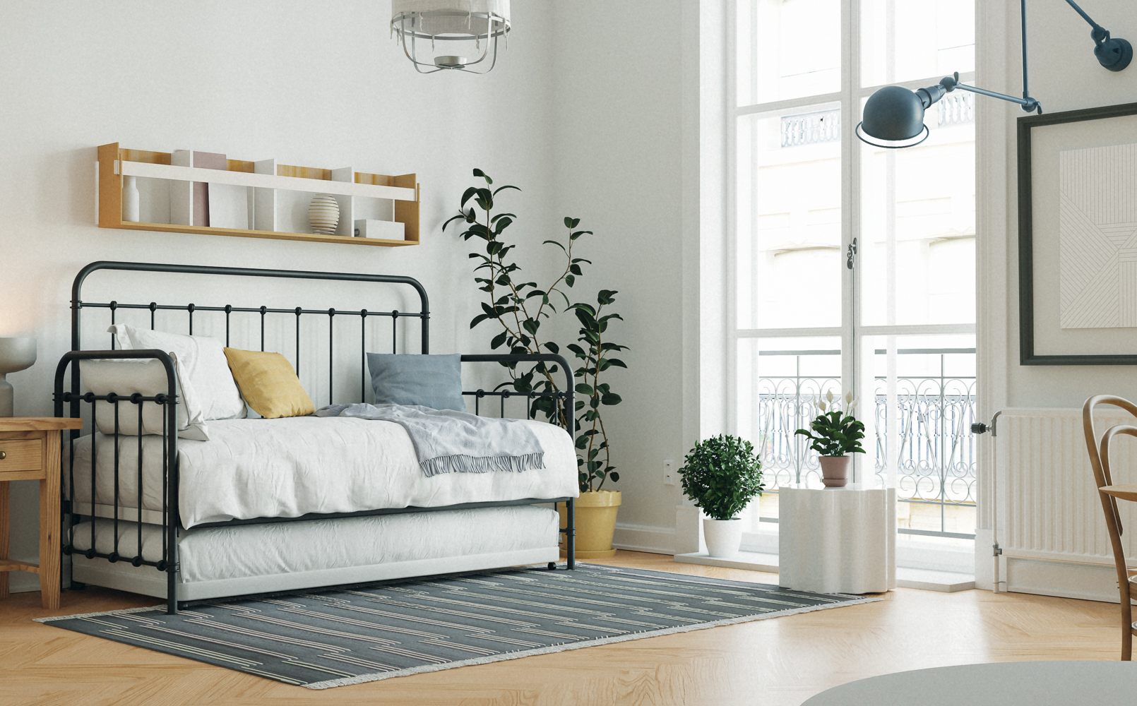 Opt – Florence Daybed Black Apartment Cropped Opt – Florence Daybed Black Apartment Cropped
