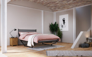 Sleigh Iron Bed