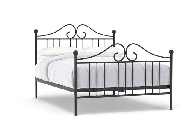 Artemis Iron Bed in Gunmetal