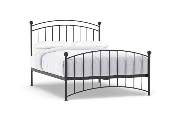 Cirrus Iron Bed in Black