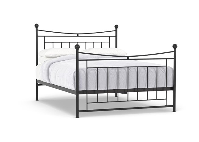 Heather Iron Bed in Black