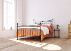 Heather Iron Bed in Black