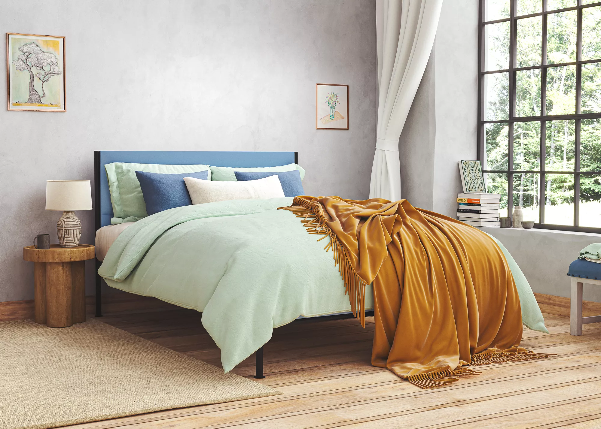 Ourania (low headboard)