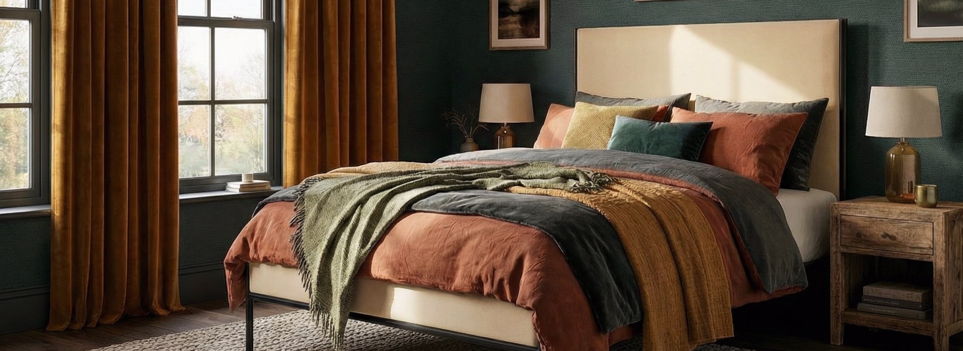 Coppelia Iron Bed with 10% off sign